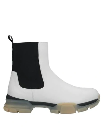Shop Erika Cavallini Ankle Boot In White