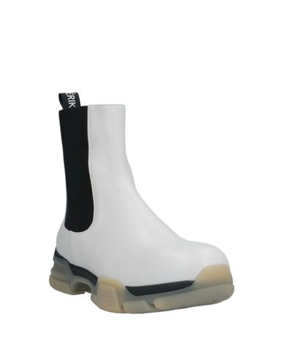 Shop Erika Cavallini Ankle Boot In White