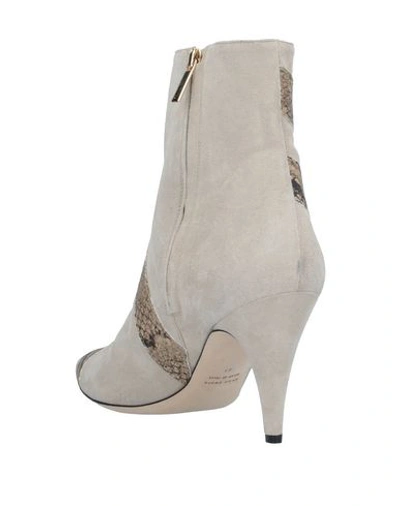 Shop Gia Couture Ankle Boot In Light Grey