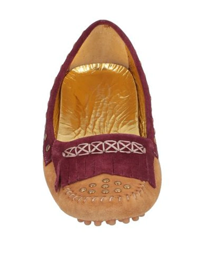 Shop Just Cavalli Loafers In Tan