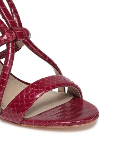 Sandro Sandals In Maroon