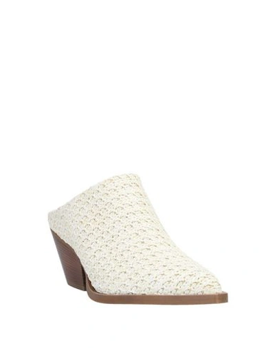 Shop Makris Mules In Beige