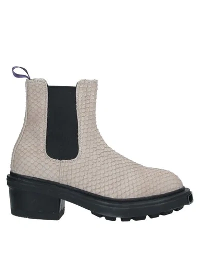 Shop Eytys Ankle Boots In Light Grey