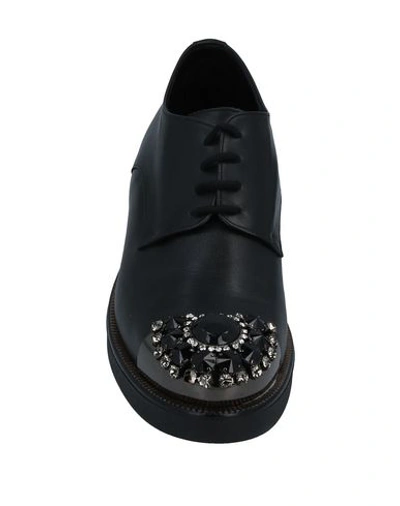 Shop Albano Laced Shoes In Black
