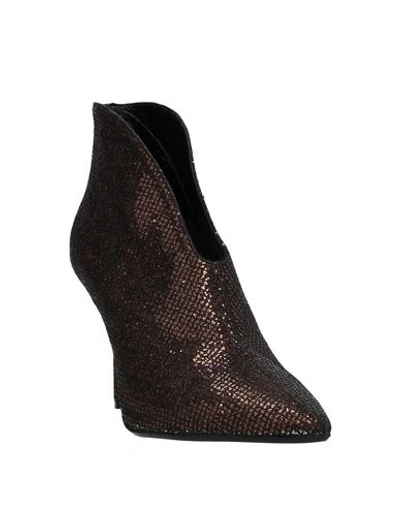 Shop Anna F. Ankle Boots In Bronze