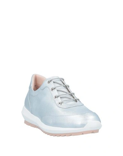 Shop Rodo Woman Sneakers Silver Size 10 Calfskin