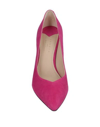 Sandro Pumps In Fuchsia