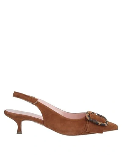 Shop Anna F. Pump In Camel