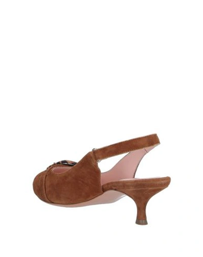 Shop Anna F Pump In Camel