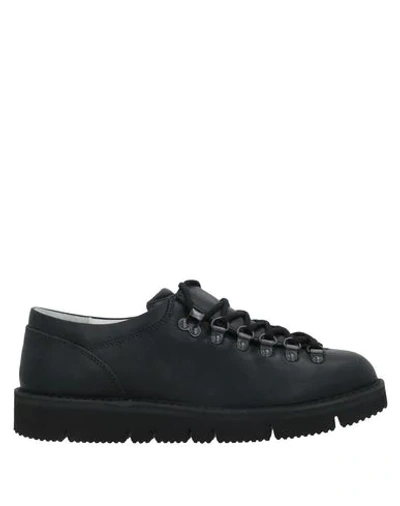 Shop Fracap Laced Shoes In Black