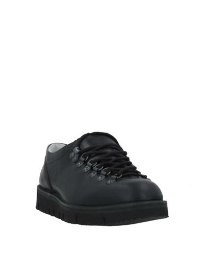 Shop Fracap Laced Shoes In Black