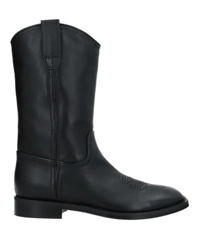 Alberta Ferretti Ankle Boots In Black