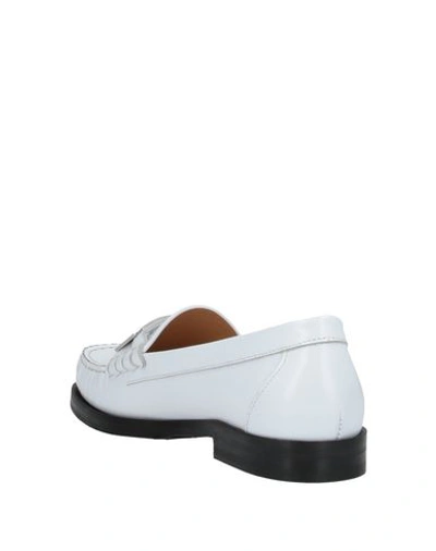 Shop Buscemi Loafers In White