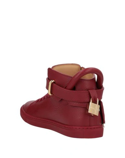 Shop Buscemi Sneakers In Brick Red