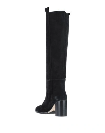 Shop Anna F . Woman Knee Boots Black Size 10 Soft Leather