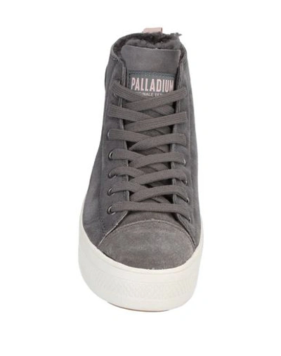 Shop Palladium Sneakers In Grey