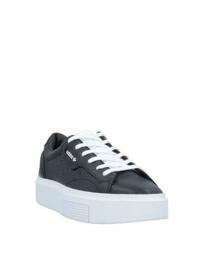 Shop Adidas Originals Woman Sneakers Black Size 5.5 Soft Leather