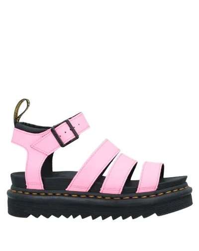 Shop Dr. Martens' Sandals In Pink