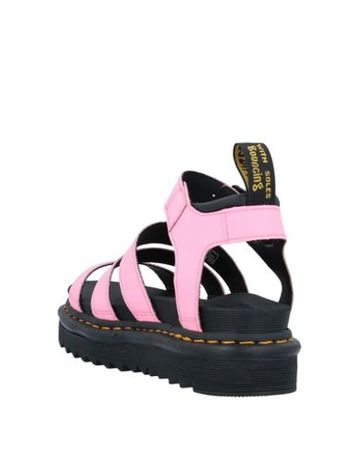 Shop Dr. Martens' Sandals In Pink