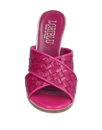 Shop Loriblu Sandals In Fuchsia