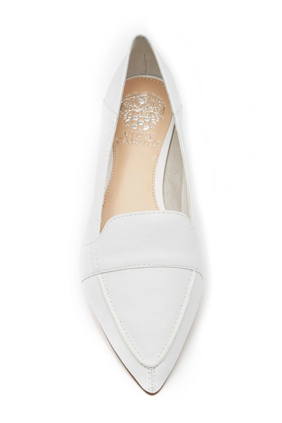Shop Vince Camuto Maita Loafer Flat In Pure 01