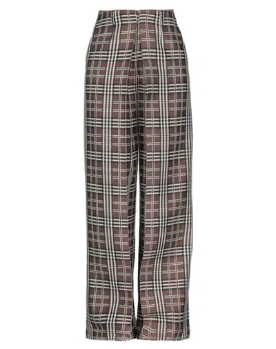 Shop Aalto Woman Pants Brown Size 4 Cotton, Polyester, Viscose