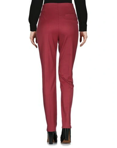 Shop Be Blumarine Woman Pants Red Size 8 Polyester, Viscose, Elastane