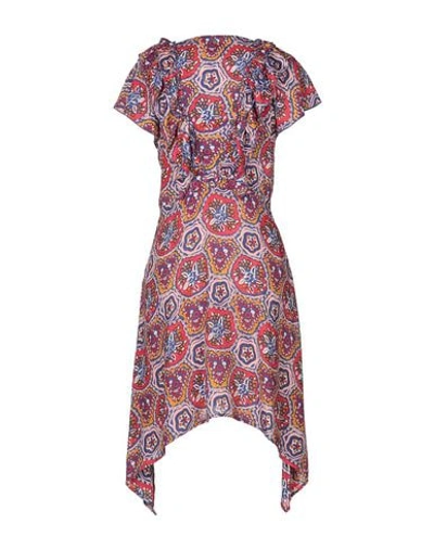 Shop Antik Batik Short Dresses In Garnet