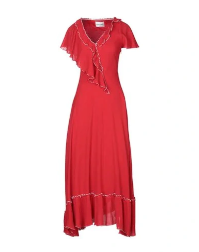 Shop Antik Batik Long Dress In Red