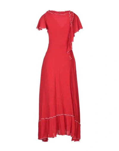 Shop Antik Batik Long Dress In Red