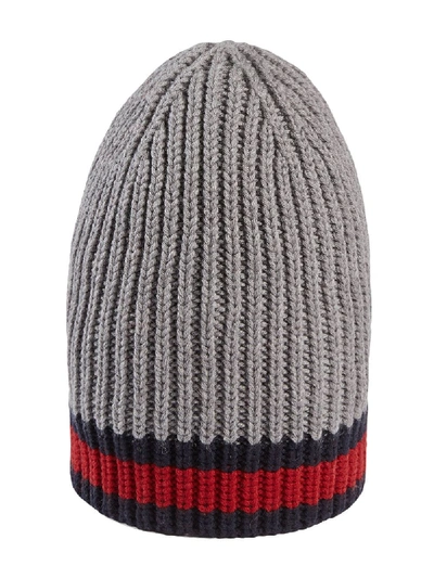 Shop Gucci Wool Beanie With Web