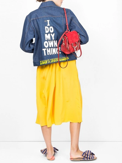 Shop Olympia Le-tan I Do My Own Thing Jacket