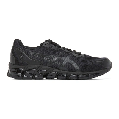 Shop Asics Black Gel-quantum 360 6 Sneakers In 001 Black