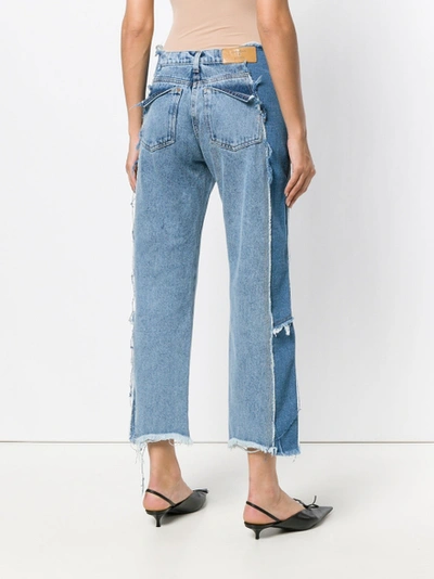 Shop Natashazinko Cropped Branded Jeans