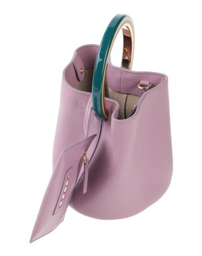 Shop Marni Handbag In Lilac