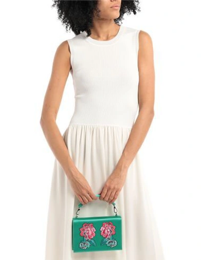 Shop Rodo Handbags In Emerald Green