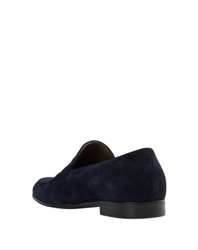 Shop Gianvito Rossi Loafers In Dark Blue