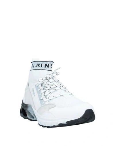 Shop Plein Sport Sneakers In White