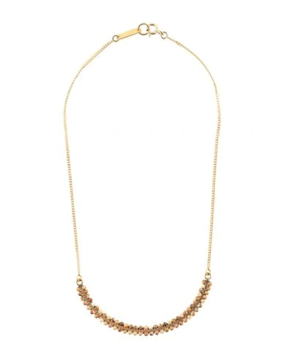 Shop Isabel Marant Necklace In Light Brown