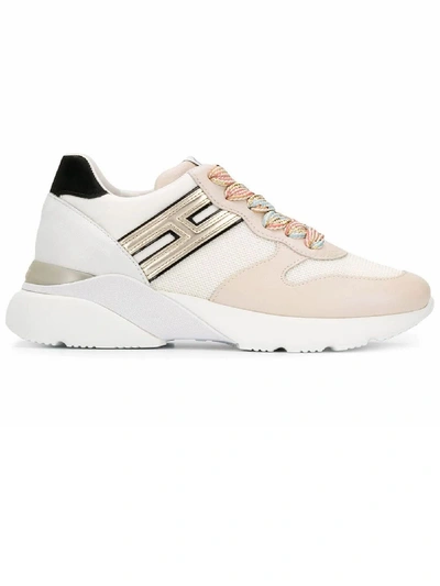 Shop Hogan White Active One Sneakers