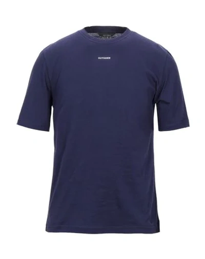 Shop Band Of Outsiders T-shirts In Blue