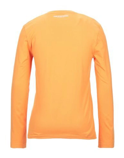 Shop Band Of Outsiders T-shirts In Orange