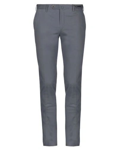 Shop Pt01 Pt Torino Man Pants Grey Size 44 Cotton, Elastane
