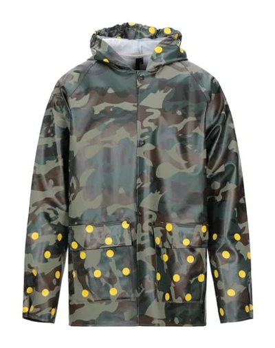 Shop Elka Full-length Jacket In Military Green