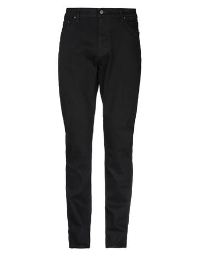 Shop Michael Kors Mens Man Jeans Black Size 28w-30l Cotton, Elastane
