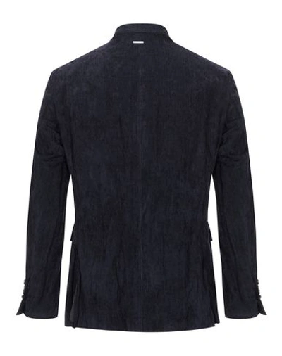 Shop Aglini Suit Jackets In Dark Blue