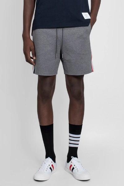 Shop Thom Browne Shorts In Grey