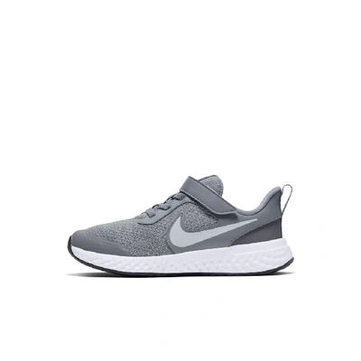 Shop Nike Revolution 5 Little Kids' Shoes In Cool Grey,dark Grey,pure Platinum