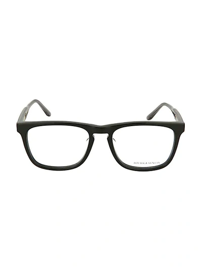 Shop Bottega Veneta Men's 52mm Square Optical Glasses In Black Grey