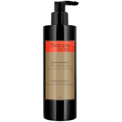 Shop Christophe Robin Regenerating Shampoo With Prickly Pear Oil 400ml (worth $64)